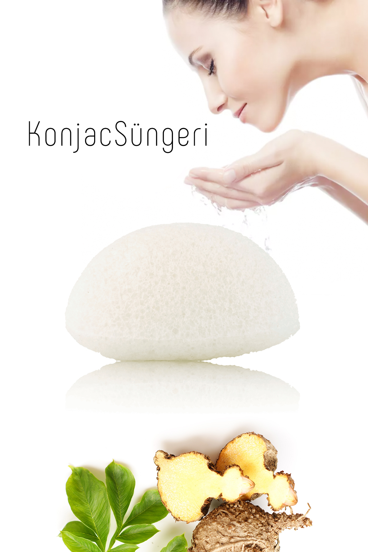 KONJAC SÜNGERİ (YÜZ)